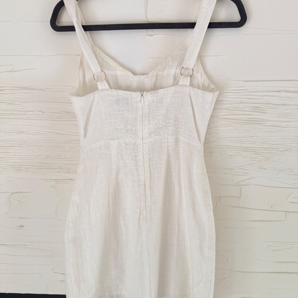 Sabo Skirt | Size XS | Light and Breezy Summer 5 Button Dress | Cream - Picture 2 of 7